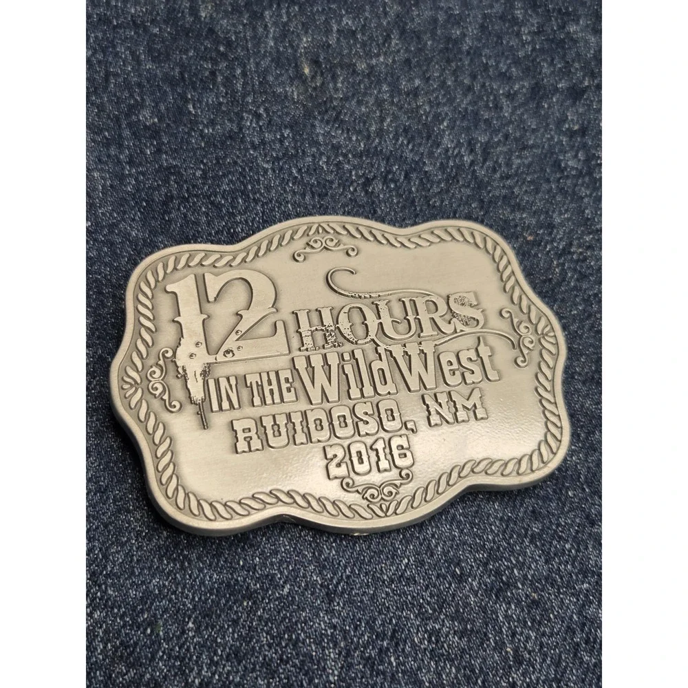 12 Hours Wild West Endurance Biking Award Belt Buckle 2016